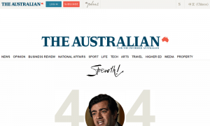 Best 404 pages: The Australian