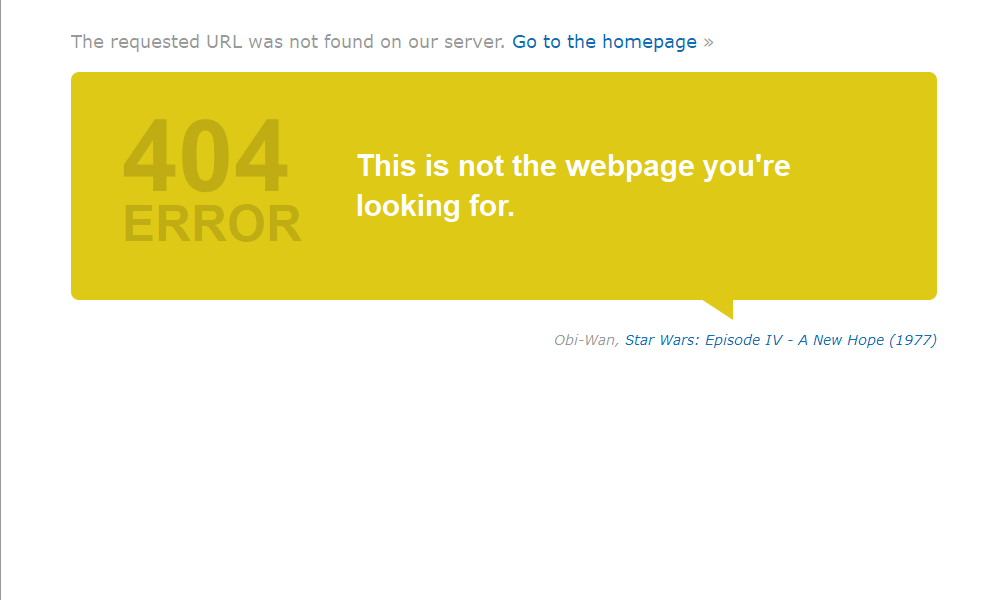 Best 404 pages: IMDb